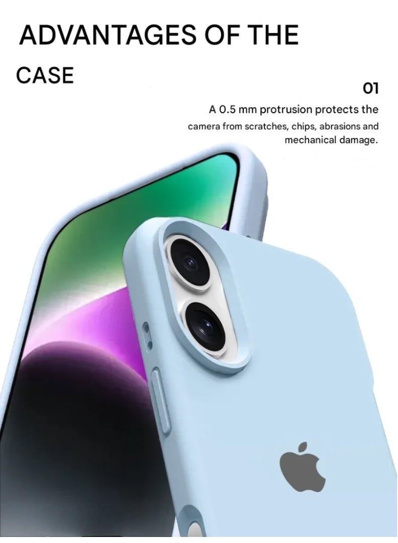 iPhone 17 Case Liquid Silicone Full-Body Protection Cover For iPhone 17 Smooth Finish Stylish Case with Microfiber Lining Cover For iPhone 17 6.3-inch - Image 3